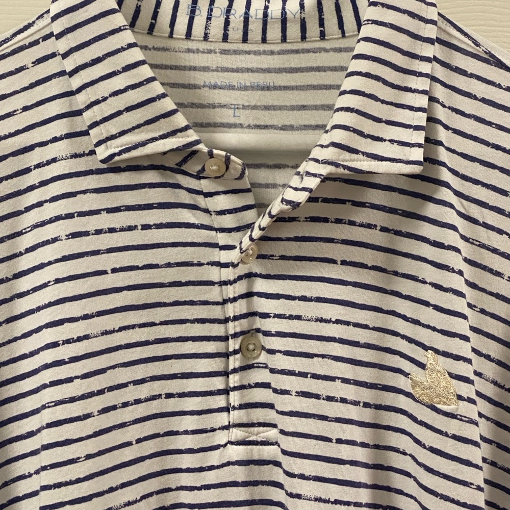 B Draddy Golf Shirt/ Large/ Quail Hollow CC